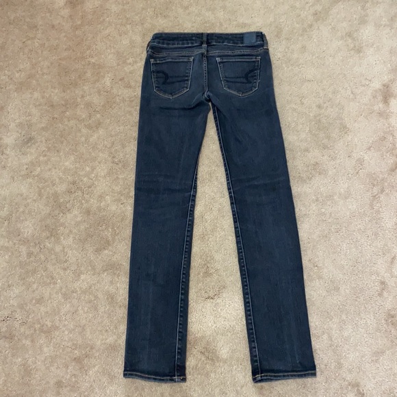 American Eagle Black Washed Denim Jeans - Picture 8 of 12